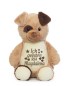 Preview: Hund Kuscheltier bestickt mit Namen